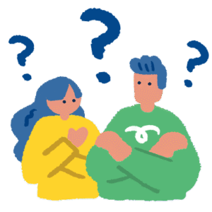 悩む保護者のイラスト